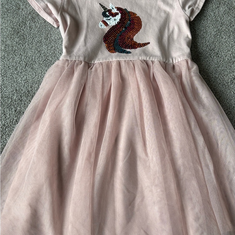 Unicorn Sequin Dress for Girls - Picture 1 of 3